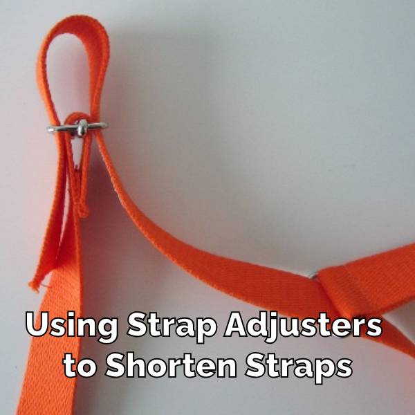 How to SHORTEN STRAPS on clothes  QUICK FIX (no sewing machine needed) 