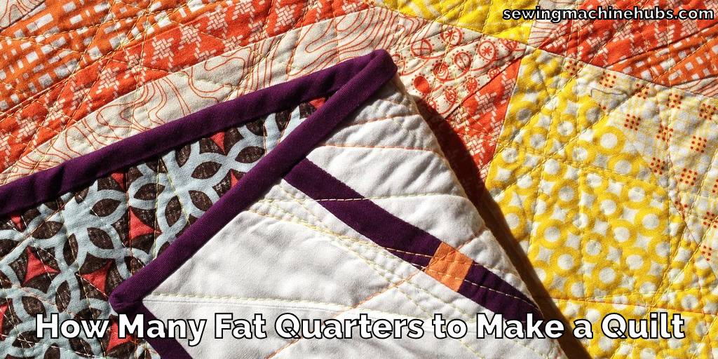 How Many Fat Quarters to Make a Quilt