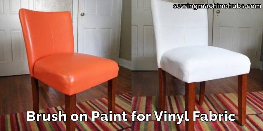 Brush on Paint for Vinyl Fabric