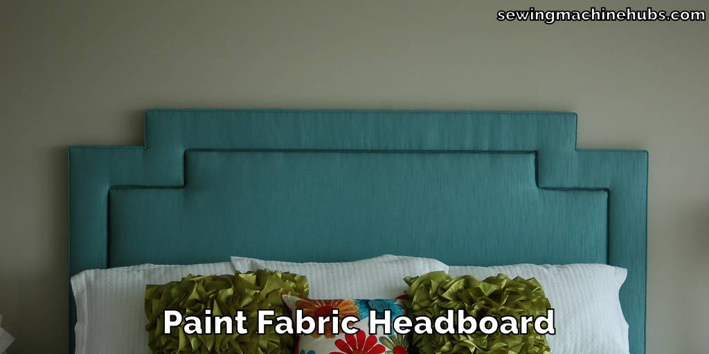 Paint Fabric Headboard